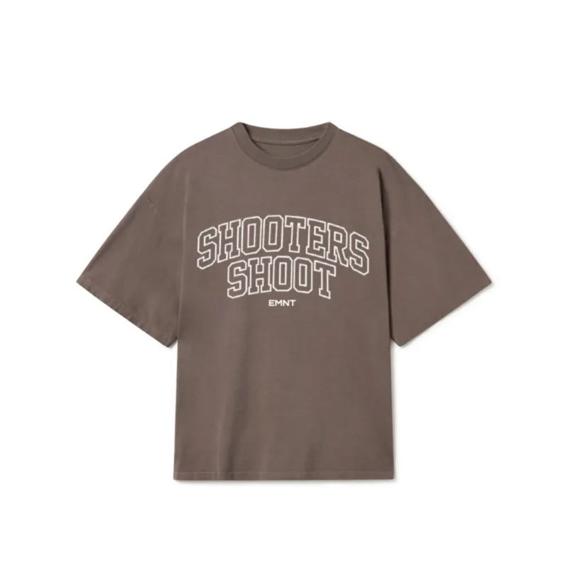 Brown Oversized T-SHIRT (Shooters) – Eminent Clothing