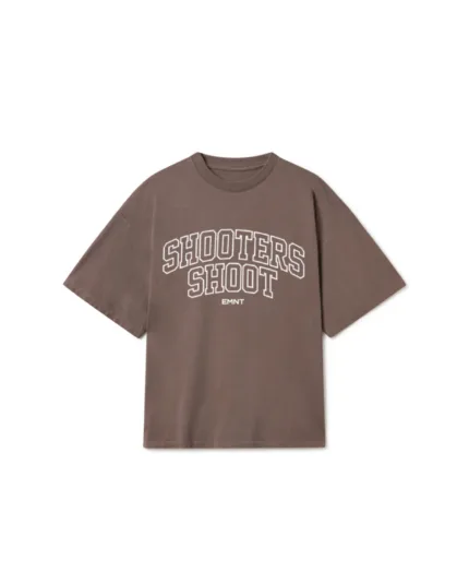 Brown Oversized T-SHIRT (Shooters) – Eminent Clothing (view 2)