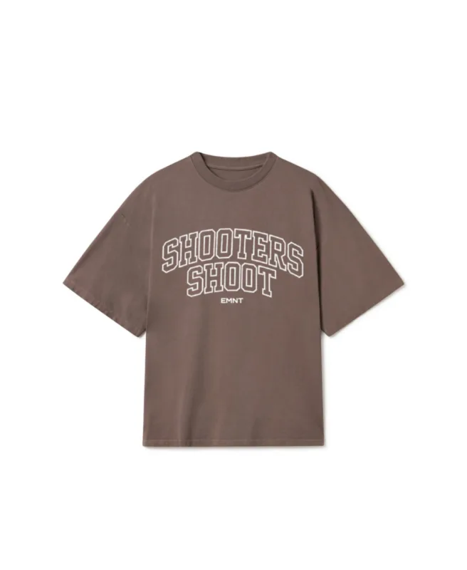 Brown Oversized T-SHIRT (Shooters) – Eminent Clothing (view 2)