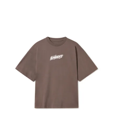Brown Oversized T-SHIRT (Y2K) – Eminent Clothing (view 2)