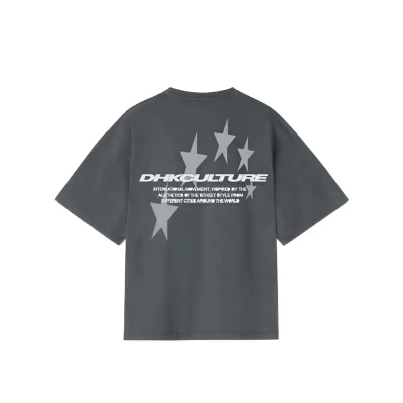 Grey Oversized T-SHIRT (DHK Culture) – Eminent Clothing
