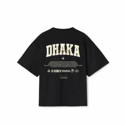 Black Oversized T-SHIRT (Dhaka) – Eminent Clothing
