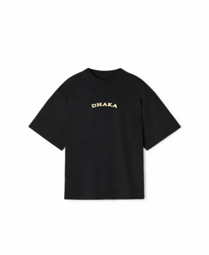 Black Oversized T-SHIRT (Dhaka) – Eminent Clothing (view 2)